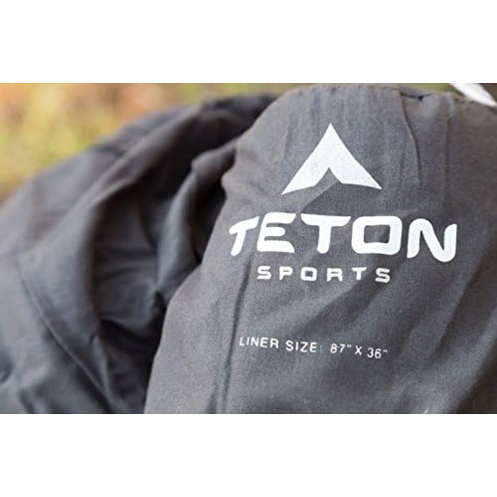 Вкладиш для спального мішка Teton Sports з чохлом, легкий, туристичний аксесуар