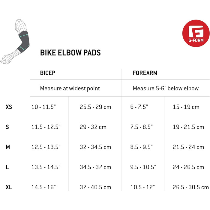 G-Form Pro-Rugged 2 Захисники для ліктів MTB, сині, розмір L, для дорослих, для гірського та мотокрос-байку