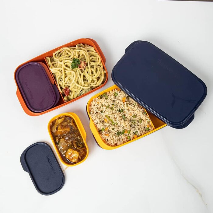 Tupperware Mylunch Liquid Tight Lunch Box 590ml 2pc