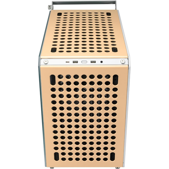 Корпус для ПК Cooler Master Qube 500 Flatpack Mintgrün Macaron Edition: ATX, підтримка EATX, 120 мм вентилятор, вертикальний кріплення відеокарти, радіатори 280 мм