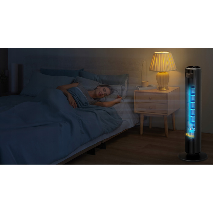 Колонний вентилятор Levoit TempSense 36 DC, чорний