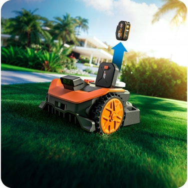 Робот-газонокосарка без розмежувального кабелю Worx Vision Cloud RTK V-SLAM 650 м² WR365E