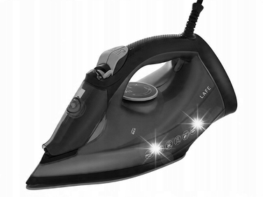 Парова праска LAFE GlidePro 2600W, 80 г/хв, 600 мл, система крапельного захисту