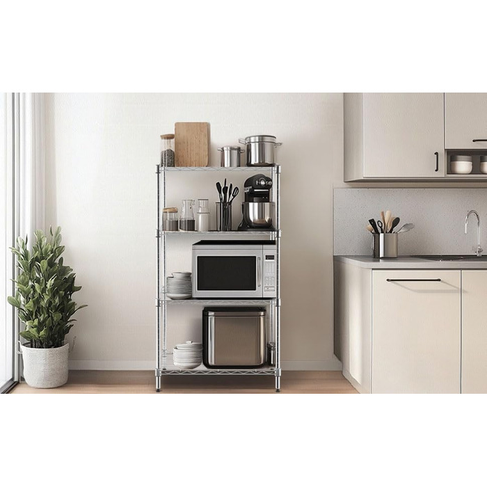 Nilpferd® Metal Wire Shelving Unit