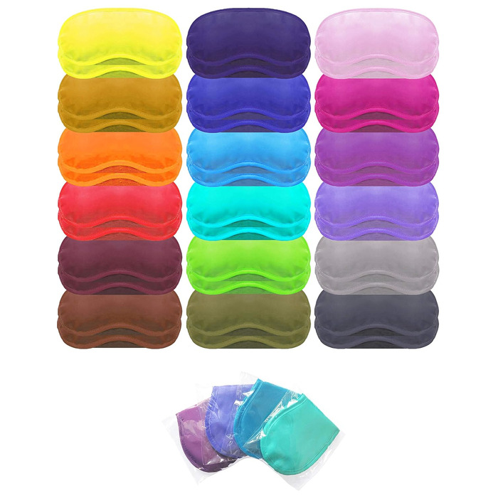 Маска для сну Eurica з носовим упором, 4 шари, для жінок, чоловіків, дітей, 36 шт.