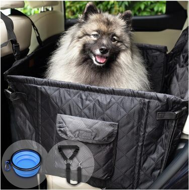 Автомобільний лежак для собак середніх порід - водовідштовхуючий, 75x58x36 см