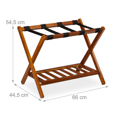 Relaxdays Folding Suit Stand with 2 Shelves