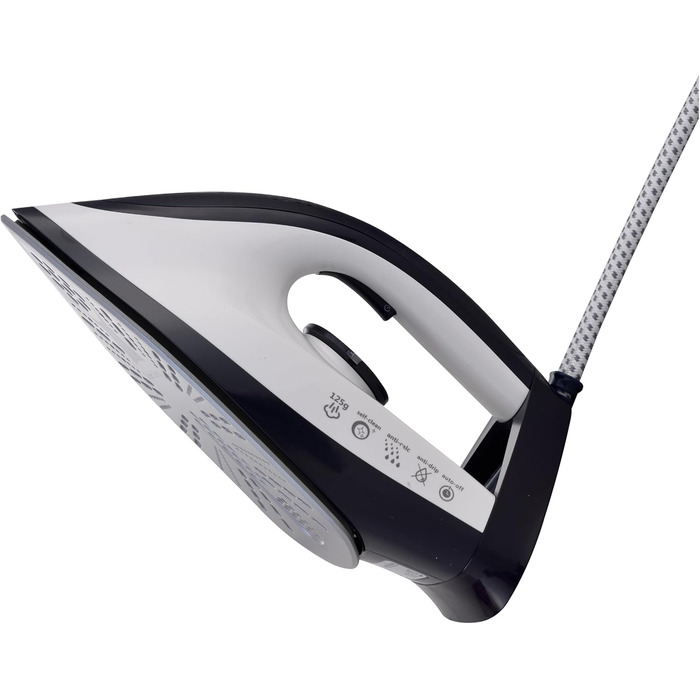 Праска з парою Silva Homeline DBS 580: 2600 Вт, керамічна підошва, 1.5л резервуар, 8 бар, автоматичне регулювання пари, захист від накипу та протікання, самоочищення, ECO-режим, автоматичне вимкнення