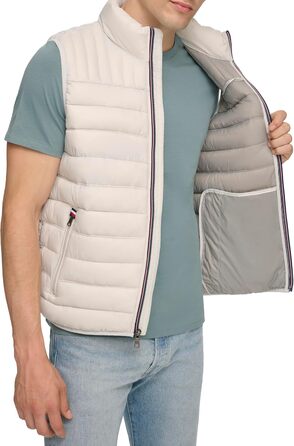 Жилет чоловічий Tommy Hilfiger Ultra Loft Quilted Puffer Vest, темно-синій/Ausflug, однотонний (Kräftig, 3X, Eis)