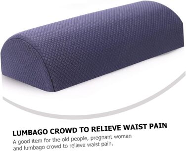 Beaupretty Half-Cylindrical Leg Pillow Office Rest Pillow Neck Support Leg Pillow for Sleeping Cushioned Pillow for Legs Knee Pillow Lumbar Support Pillow for Car Waist Pillow