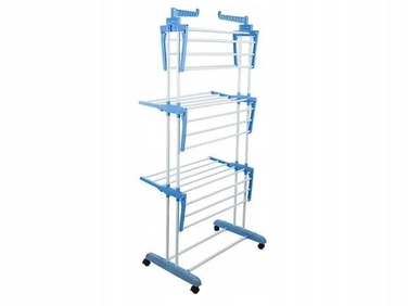 Складана вертикальна сушарка для білизни, велика підлогова стійка для балкона