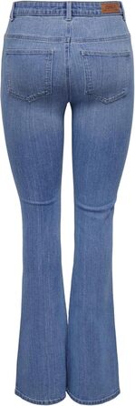Джинси жіночі кльош Only Konroyal Flared Jeans світло-блакитні, розмір XL / 30L, денім