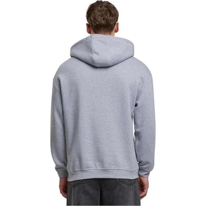 Спортивний худі Urban Classic Basic Oversized чорного кольору, розмір S (Heathergrey)