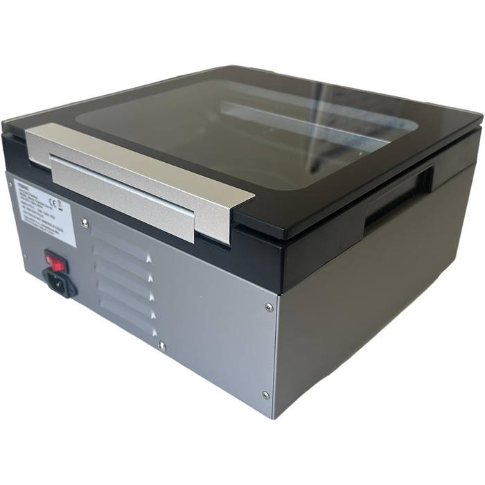 Професійний вакууматор Maxxo VM Profi з подвійною зварювальною лінією, 20 л/хв, 900 мбар, для продуктів харчування, з нержавіючої сталі (камерний вакууматор VM ChamberLine 30)