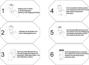 Кредитне картхолдер Solo Pelle Mech | Шкіряний картхолдер з RFID захистом | Чорний крокодил
