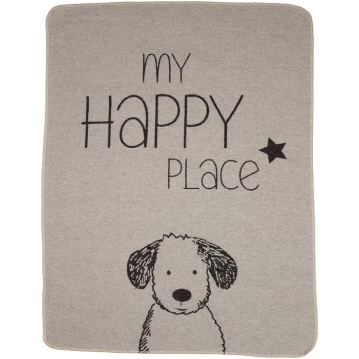 Квіткова ковдра для тварин David Fussenegger My Happy Place - 90x70 см, 85% бавовна, GRS сертифікат