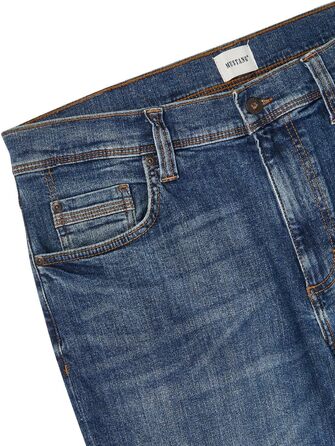 Чоловічі джинси MUSTANG Washington Stretch Straight Fit сині, чорні (30-44 / 32L-38L) - Оригінал