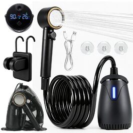 Портативний душ для кемпінгу Campingdusche 8000mAh з насосом та дисплеєм