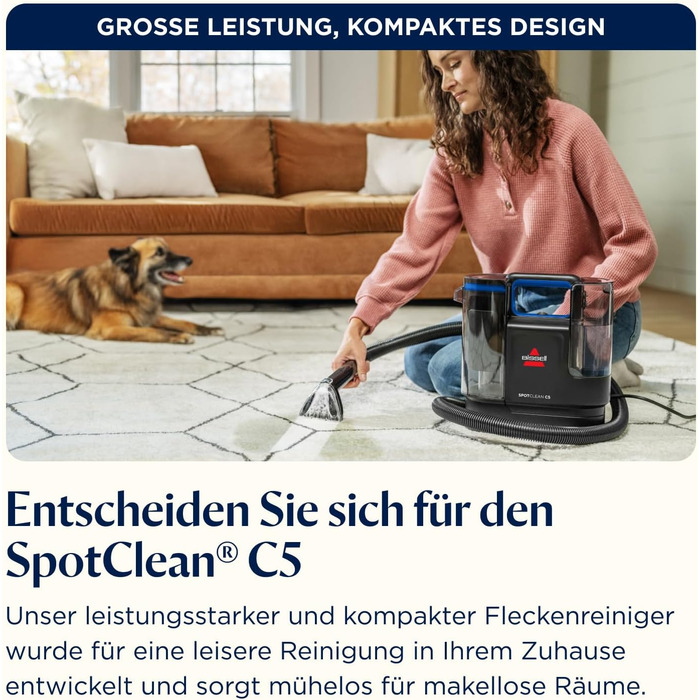 Портативний мийник для килимів Bissell SpotClean C5 - для дому, авто, човнів та диванів