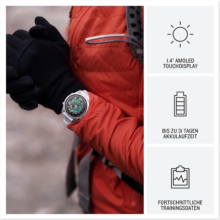 Розумний годинник Garmin EPIX PRO 51mm з GPS, AMOLED-дисплеєм та 60 спортивними програмами