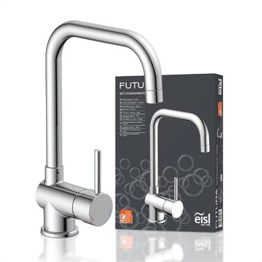 Змішувач кухонний EISL FUTURA з високим виливом, одноlever, хром