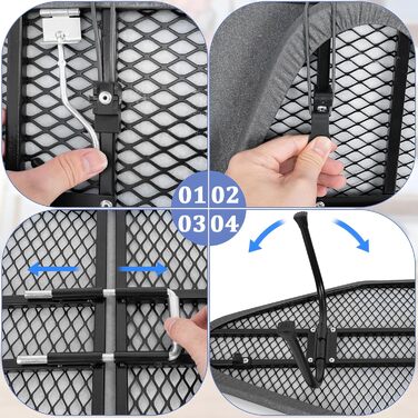 Відкидна прасувальна дошка з підставкою для праски, регульована по висоті, з антиковзними ніжками, компактна (сірий, 81 x 32 x 16 см)