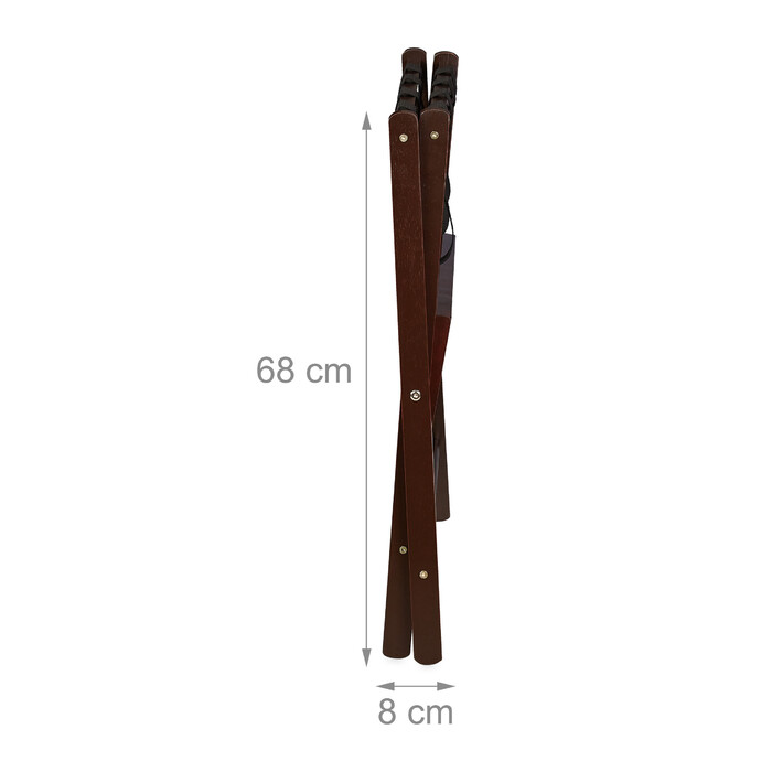 Relaxdays Folding Suit Stand with 2 Shelves