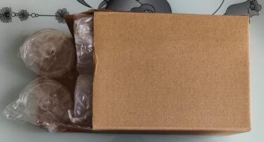 Організатор для косметики MIGUIWOR (3 шт.) - ватний диск, ватяні палички, прозорий