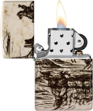 Запальничка ZIPPO оригінальна бензинова з дизайном Дикий Захід (Wild West Scene Design 60006580)