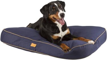 Лежанка для собак Kerbl Jerome, 60x40x6 см, темно-зелений/сірий колір, знімний чохол, антиковзаюче покриття