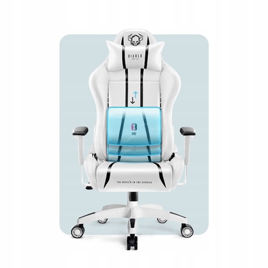 Ігрове крісло Diablo Chairs X-One 2.0, екошкіра, біле