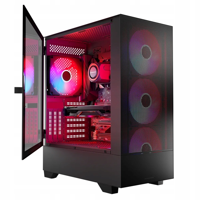 Корпус MODECOM Siroco Flow ARGB Midi Tower, чорний