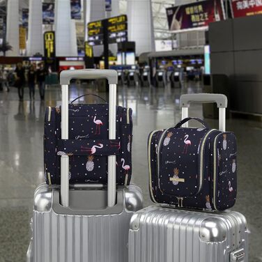 Чоловіча/Жіноча косметичка Lychii для подорожей, водонепроникна, навісна, органайзер, Navy Blue