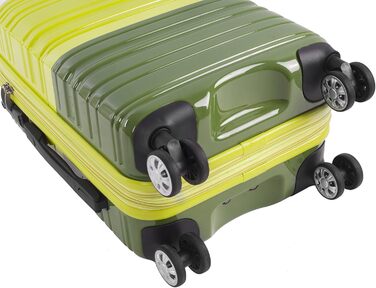 Чемодан Rockland Melbourne Hardside розкладний, спінне колесо, 2 шт. (20'/28'), 2TONEGREEN