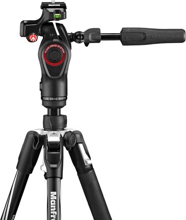 Карбоновий штатив Manfrotto Befree Live Carbon Twist з відео-головою та сумкою, для DSLR та бездзеркальних камер, навантаження 4кг