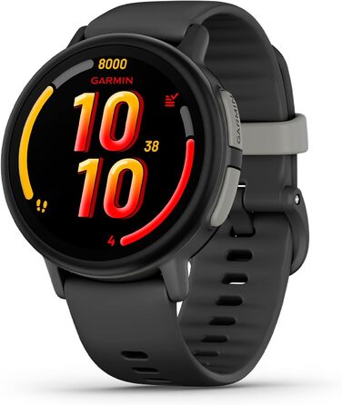 Дитячий розумний годинник Garmin Bounce 2 LTE (43 мм) - турквіс (сірий), AMOLED дисплей, 2 дні роботи, GPS, SOS, режим школи