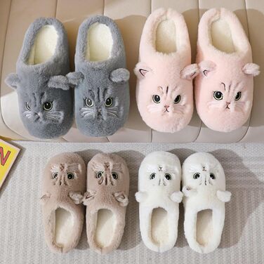 Теплі плюшеві тапочки Shaine для дому: жіночі, чоловічі, унісекс, з антиковзанням, бавовна, колір рожевий (38/39 EU)