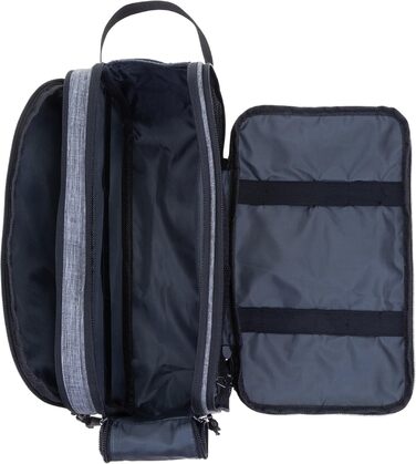 Чоловіча/Жіноча дорожня косметичка-органайзер для подорожей Elephant (13028) сіро-чорна