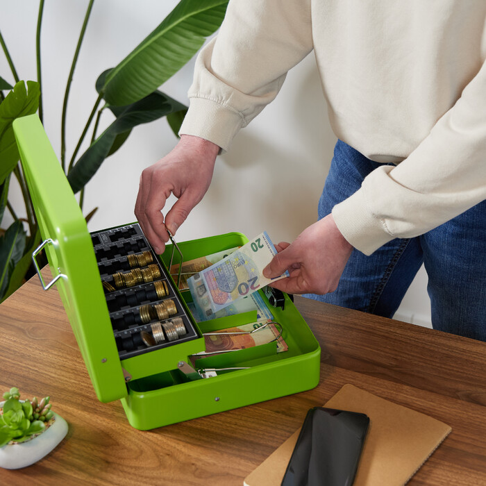 Relaxdays Money Box Combination Lock Euro
