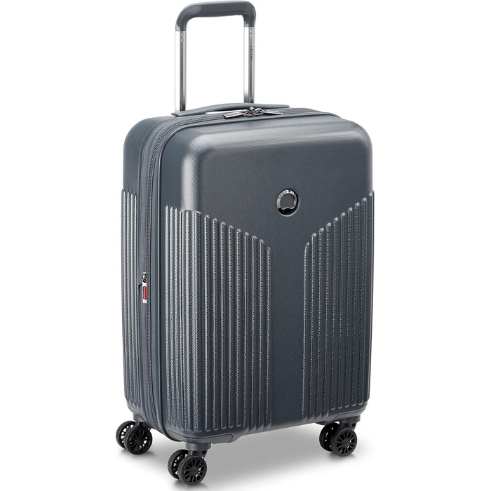 Набір валіз DELSEY PARIS Comete 3.0 (20/24/28) сірий (Графіт/Природний колір), жорсткий корпус, розширюваний, на спін-колесах