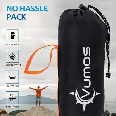 Vumos Sleeping Bag Liner and Camping Sheet - Silk-Like Material for Travel, Featuring a Full-Length Zipper