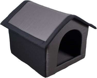 SunnyDogs Grey Fabric Dog House - L 64 x 57 x 60 cm