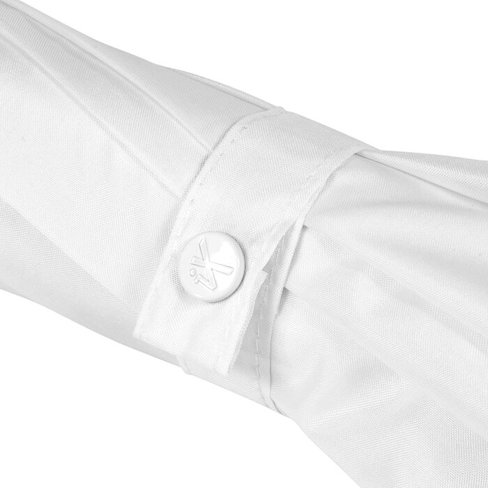iX-brella Fiberglass Automatic Folding Umbrella with Raindrop Wetprint - Color Changing Umbrella (White)