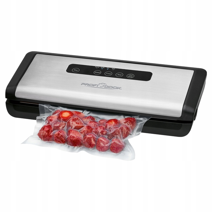Вакууматор ProfiCook PC-VK 1146, чорний, 120 Вт, з набором пакетів