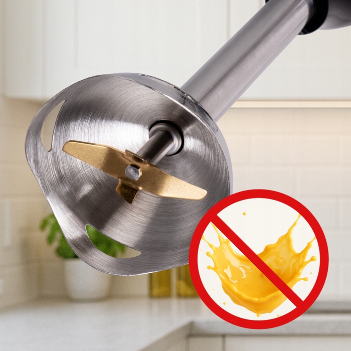 Мультифункціональний занурювальний блендер-подрібнювач, набір-міксер Eldom BL240, чорний