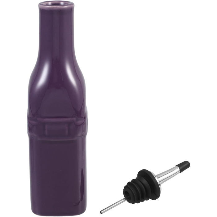 3 Ceramic Oil Can Oil Sprayer for Cooking Pour Spout Olive Oil Bottle Essential Oils for Diffusers for Home Bottles Olive Oil Spray Olive Oil Dispenser Rapeseed Oil Oils Violet