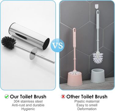 BGL 304 Stainless Steel Toilet Brush Holder (Chrome Finish)