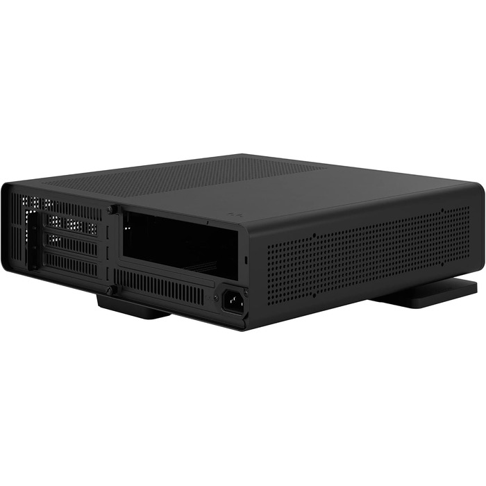 Корпус Fractal Design Ridge Black Mini-ITX для ігрового ПК з PCIe 4.0, 2 вентилятори 140мм PWM, USB Type-C