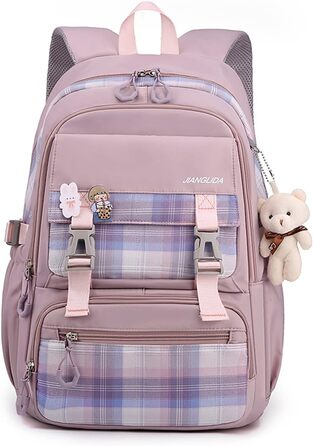 Шкільний рюкзак FANDARE: водонепроникний, для хлопчика/дівчинки, з підвіскою з плюшу, для школи, подорожей, відпочинку