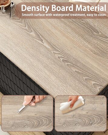 Насадка для собачого воріта, дерев'яна робоча поверхня, сіра. Сумісна з ворітками 76,2 см (30 дюймів).